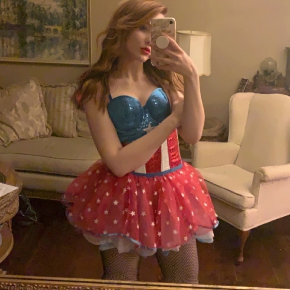Captain America Halloween costume.